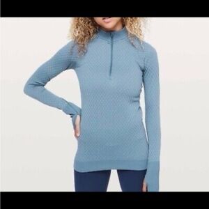 Lululemon Athletica Rest Less quarter zip Pullover